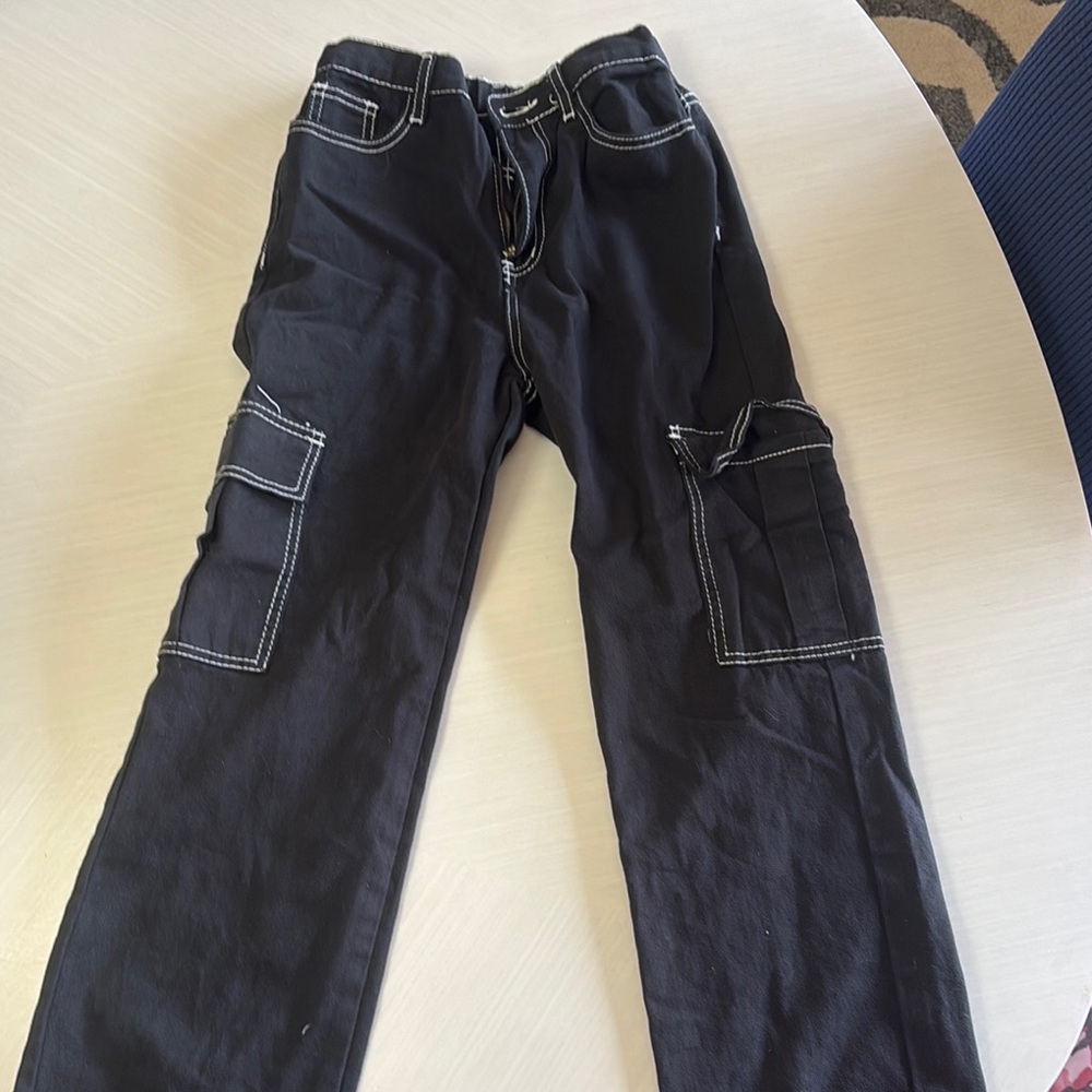 Men's Black Cargo Pants